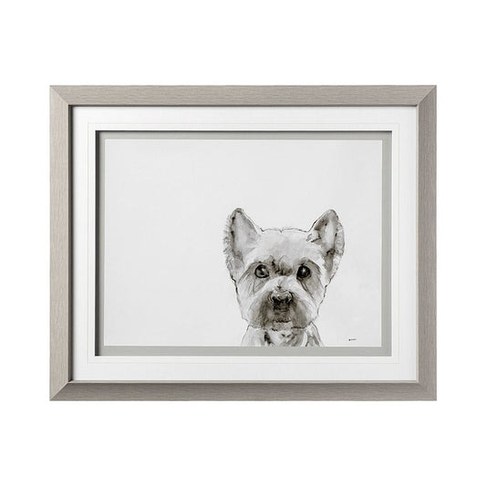 Mercana - Walk Time 1 by Mercana Studio a Hand Embellished Textured Framed Art Print Matted under Glass - 12562 view 1