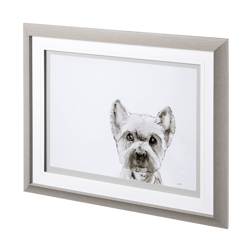 Mercana - Walk Time 1 by Mercana Studio a Hand Embellished Textured Framed Art Print Matted under Glass - 12562 view 2