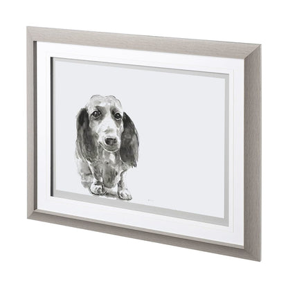Mercana - Walk Time 4 by Mercana Studio a Hand Embellished Textured Framed Art Print Matted under Glass - 12565 view 1