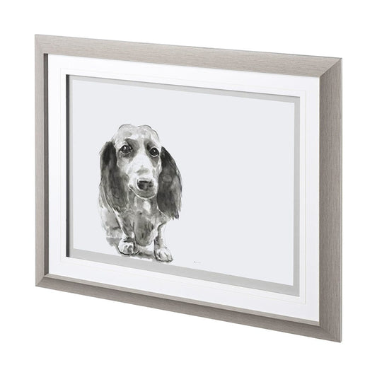 Mercana - Walk Time 4 by Mercana Studio a Hand Embellished Textured Framed Art Print Matted under Glass - 12565 view 1
