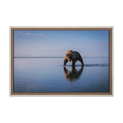 Mercana - Walking my Walk by Mercana Studio a Hand Embellished Textured Framed Art Print Matted under Glass - 15019 view 1