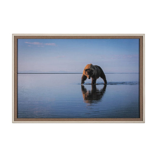 Mercana - Walking my Walk by Mercana Studio a Hand Embellished Textured Framed Art Print Matted under Glass - 15019 view 1