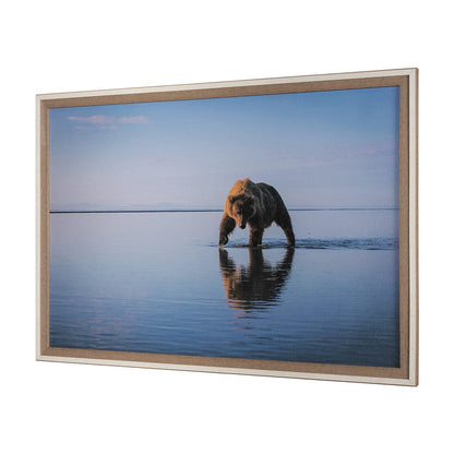 Mercana - Walking my Walk by Mercana Studio a Hand Embellished Textured Framed Art Print Matted under Glass - 15019 view 2