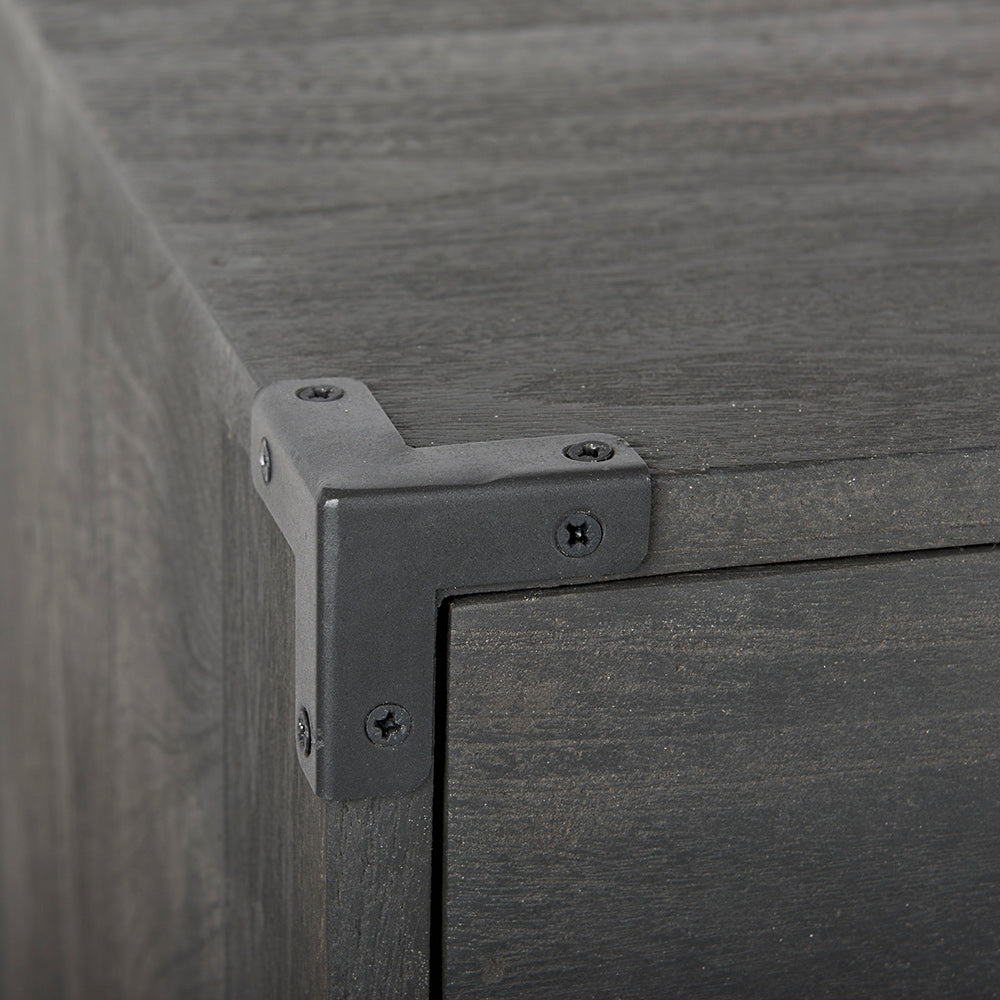 Mercana - Ward 34L x 18W Brown Wood and Iron 3 Drawer Accent Cabinet - 67826 view 2