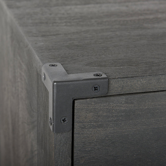 Mercana - Ward 34L x 18W Brown Wood and Iron 3 Drawer Accent Cabinet - 67826 view 2