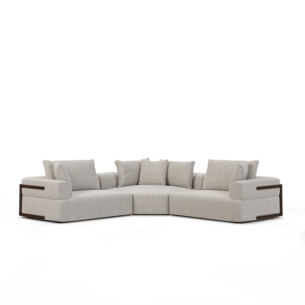 Mercana - Warner Gray 3 Piece Sofa Set w/Corner Piece - 71030-C view 1