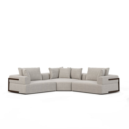 Mercana - Warner Gray 3 Piece Sofa Set w/Corner Piece - 71030-C view 1