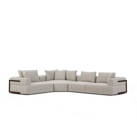 Mercana - Warner Gray 3 Piece Sofa Set w/Corner Piece - 71030-D view 1