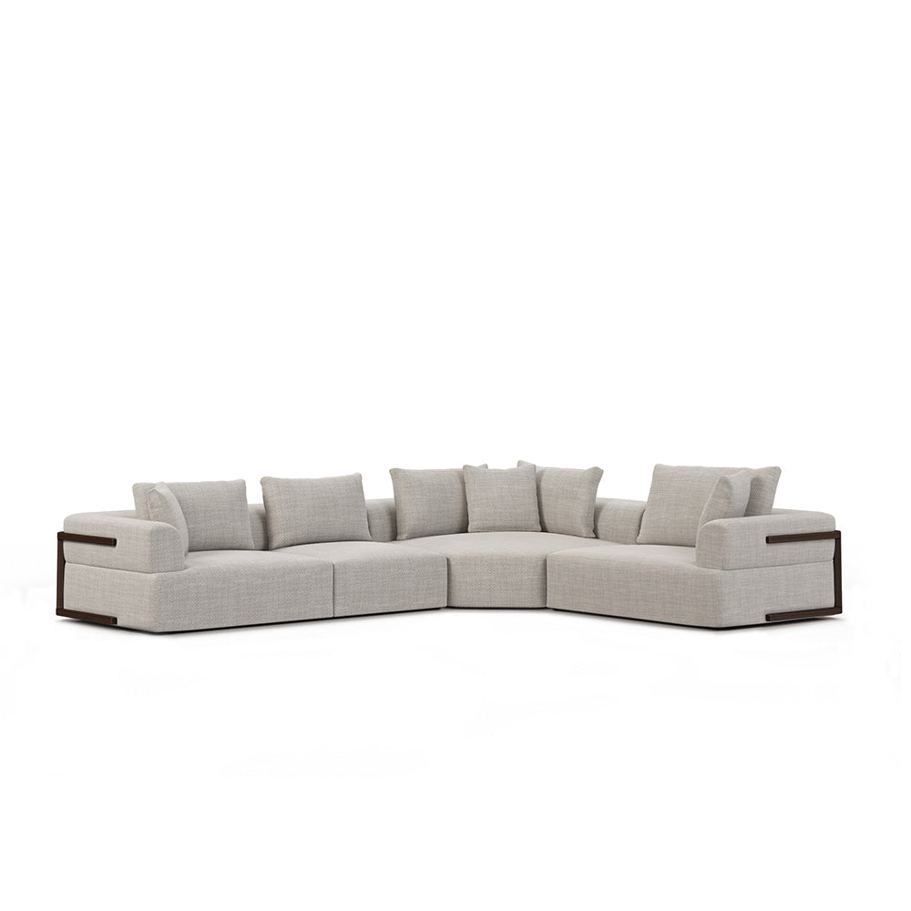 Mercana - Warner Gray 3 Piece Sofa Set w/Corner Piece - 71030-E view 1