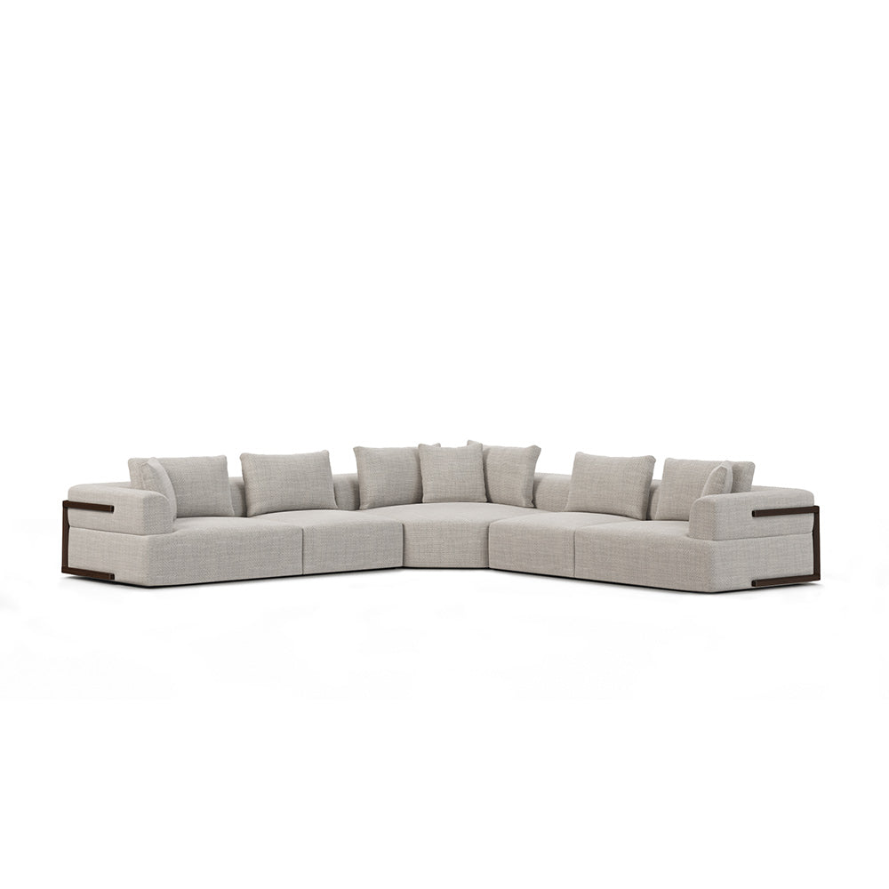 Mercana - Warner Gray 3 Piece Sofa Set w/Corner Piece - 71030-F view 1