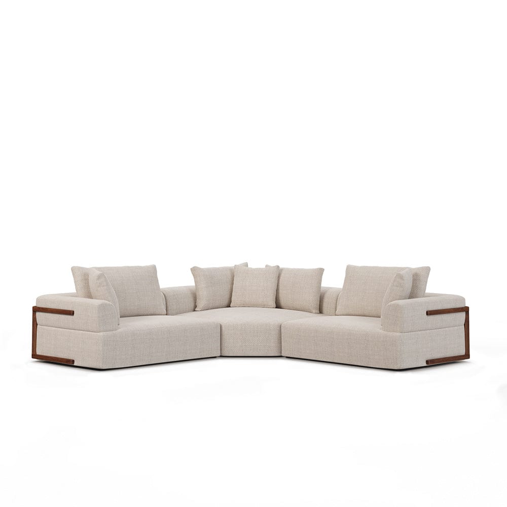 Mercana - Warner Oatmeal 3 Piece Sofa Set W/Corner Piece - 71025-C view 1