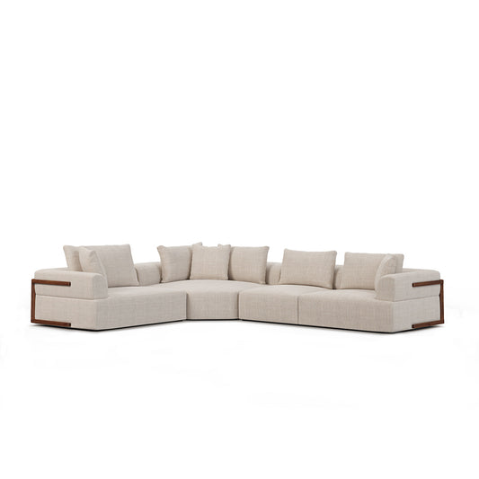 Mercana - Warner Oatmeal 3 Piece Sofa Set w/Corner Piece - 71025-D view 1