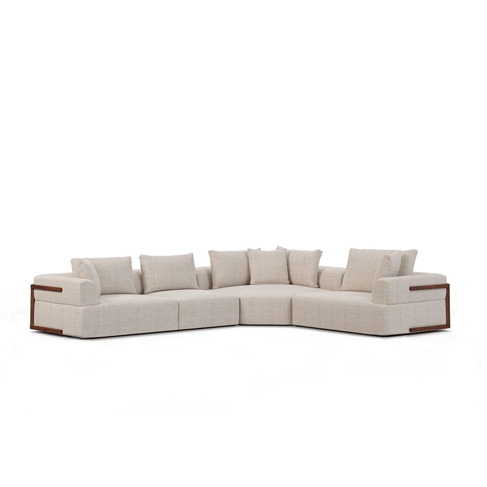 Mercana - Warner Oatmeal 3 Piece Sofa Set w/Corner Piece - 71025-E view 1