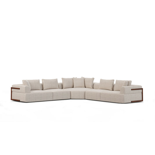 Mercana - Warner Oatmeal 3 Piece Sofa Set w/Corner Piece - 71025-F view 1