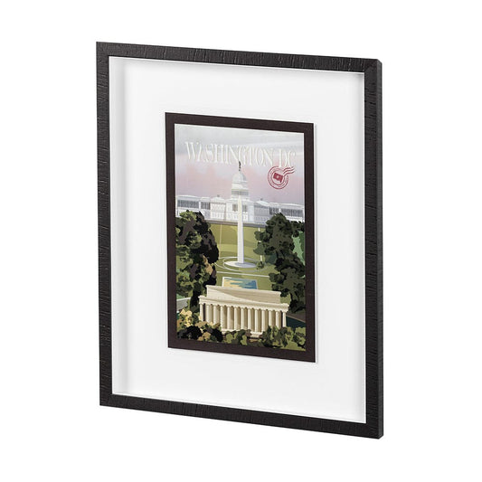 Mercana - Washington DC Go USA M by Mercana Studio a Framed Art Print Matted under Glass - 14061 view 2