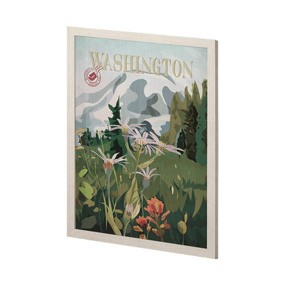 Mercana - Washington Go USA L by Mercana Studio a Hand Embellished Decograph Framed Art Print - 13592 view 2