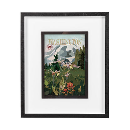 Mercana - Washington Go USA M by Mercana Studio a Framed Art Print Matted under Glass - 13584 view 1