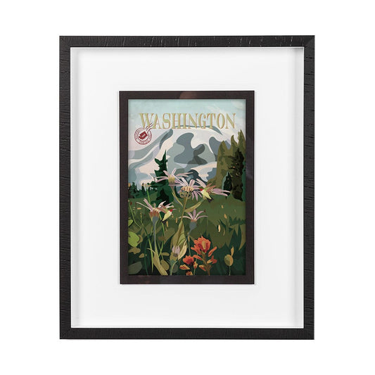 Mercana - Washington Go USA M by Mercana Studio a Framed Art Print Matted under Glass - 13584 view 1