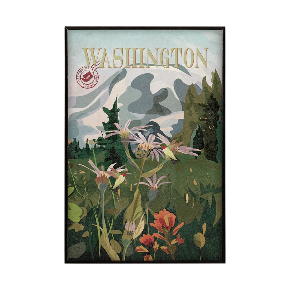 Mercana - Washington Go USA SM by Mercana Studio a Hand Embellished Decograph Framed Art Print - 13708 view 1