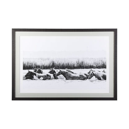Mercana - Water Horses III by PHBurchett a Framed Art Print Matted under Glass - 12680 view 1