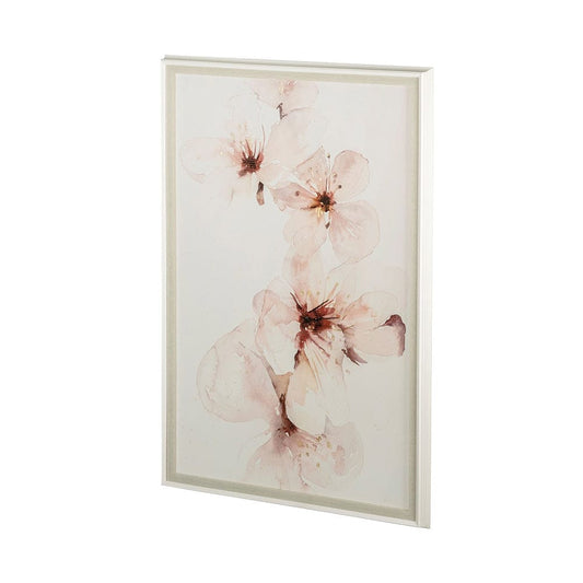 Mercana - Watercolor Blossoms III by PI Studio a Hand Embellished Textured Framed Art Print Matted under Glass - 12894 view 1