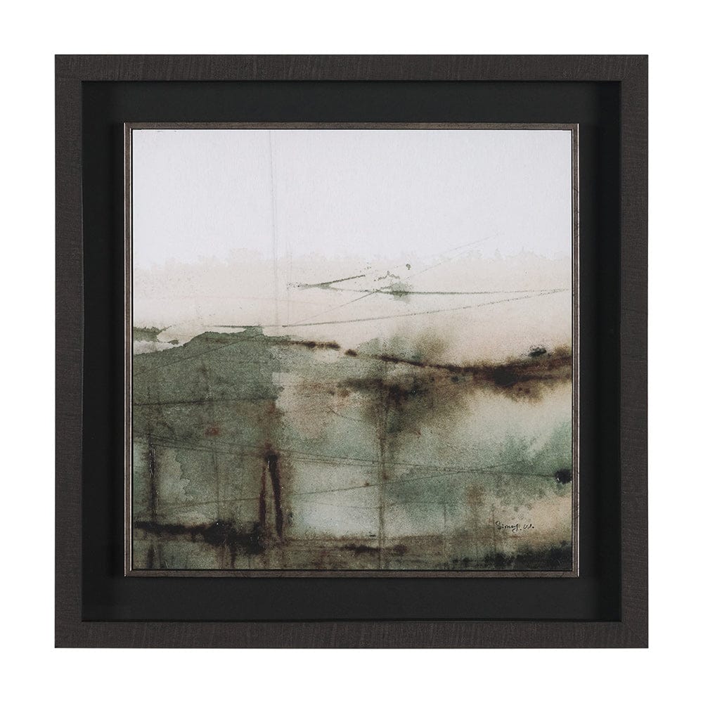 Mercana - Watercolor Dreamscape II by Mercana Studio a Hand Embellished Framed Watercolor Art Print under Glas - 15853 view 1