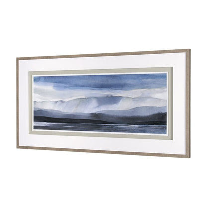 Mercana - Watercolor Sketch I by Mercana Studio Hand Embelished Textured Framed Art Print Matted under Glass - 14965 view 2