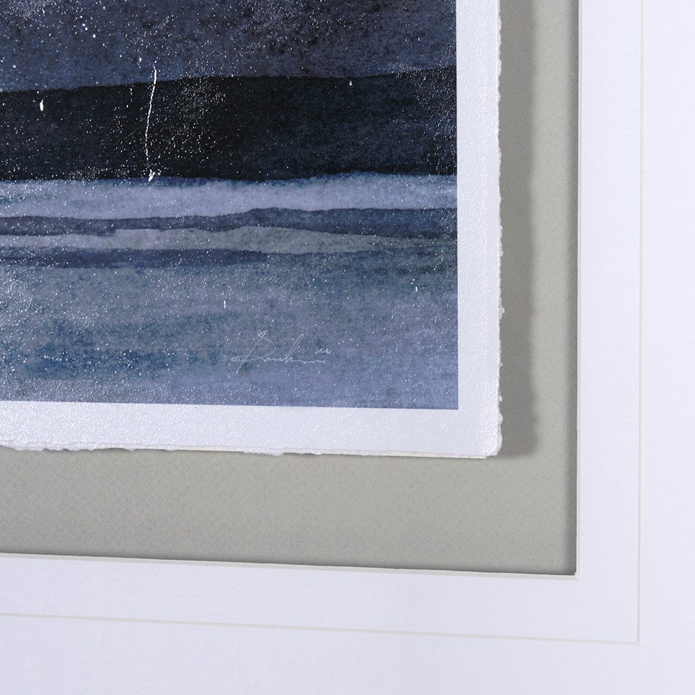 Mercana - Watercolor Sketch I by Mercana Studio Hand Embelished Textured Framed Art Print Matted under Glass - 14965 view 6