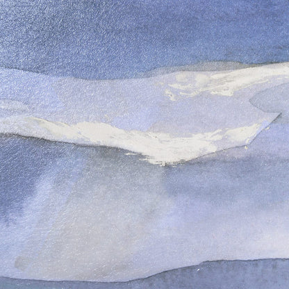 Mercana - Watercolor Sketch I by Mercana Studio Hand Embelished Textured Framed Art Print Matted under Glass - 14965 view 7