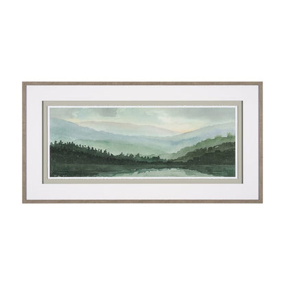Mercana - Watercolor Sketch II by Mercana Studio Hand Embellished Textured Framed Art Print Matted under Glass - 14966 view 1