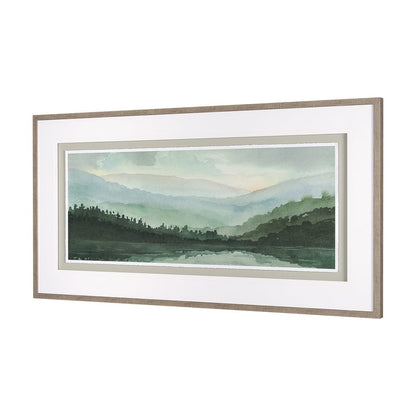 Mercana - Watercolor Sketch II by Mercana Studio Hand Embellished Textured Framed Art Print Matted under Glass - 14966 view 2