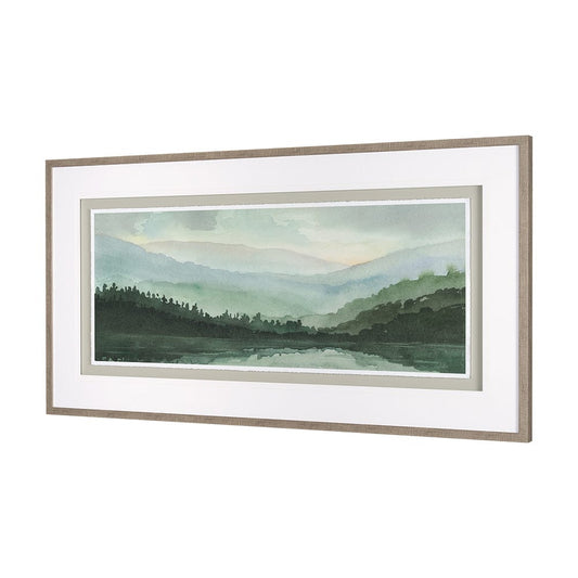 Mercana - Watercolor Sketch II by Mercana Studio Hand Embellished Textured Framed Art Print Matted under Glass - 14966 view 2