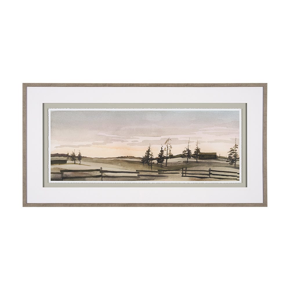 Mercana - Watercolor Sketch III by Mercana Studio Hand Embellished Textured Framed Art Print Matted under Glas - 14967 view 1