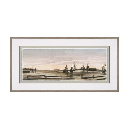 Mercana - Watercolor Sketch III by Mercana Studio Hand Embellished Textured Framed Art Print Matted under Glas - 14967 view 1
