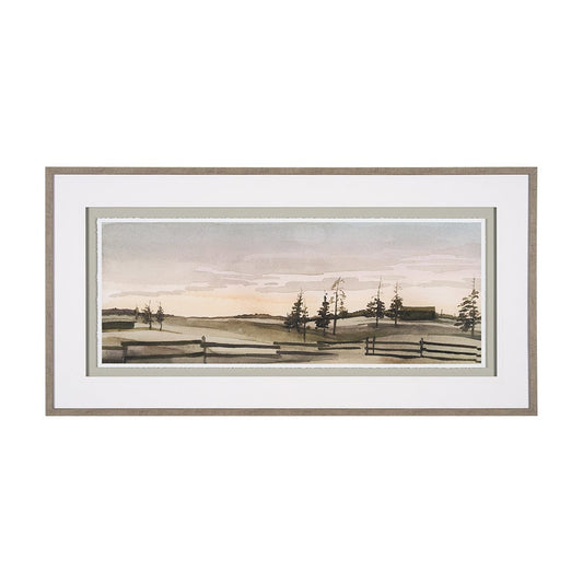 Mercana - Watercolor Sketch III by Mercana Studio Hand Embellished Textured Framed Art Print Matted under Glas - 14967 view 1