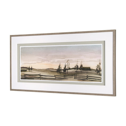 Mercana - Watercolor Sketch III by Mercana Studio Hand Embellished Textured Framed Art Print Matted under Glas - 14967 view 2