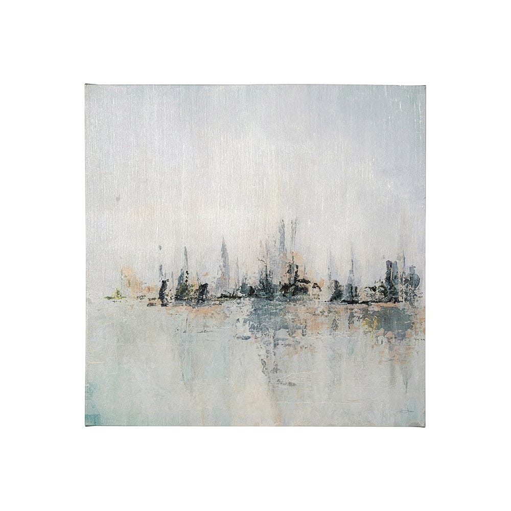 Mercana - Waterfront I by Jonathan Klassen a Hand Embellished Textured Canvas - 101855-S view 1