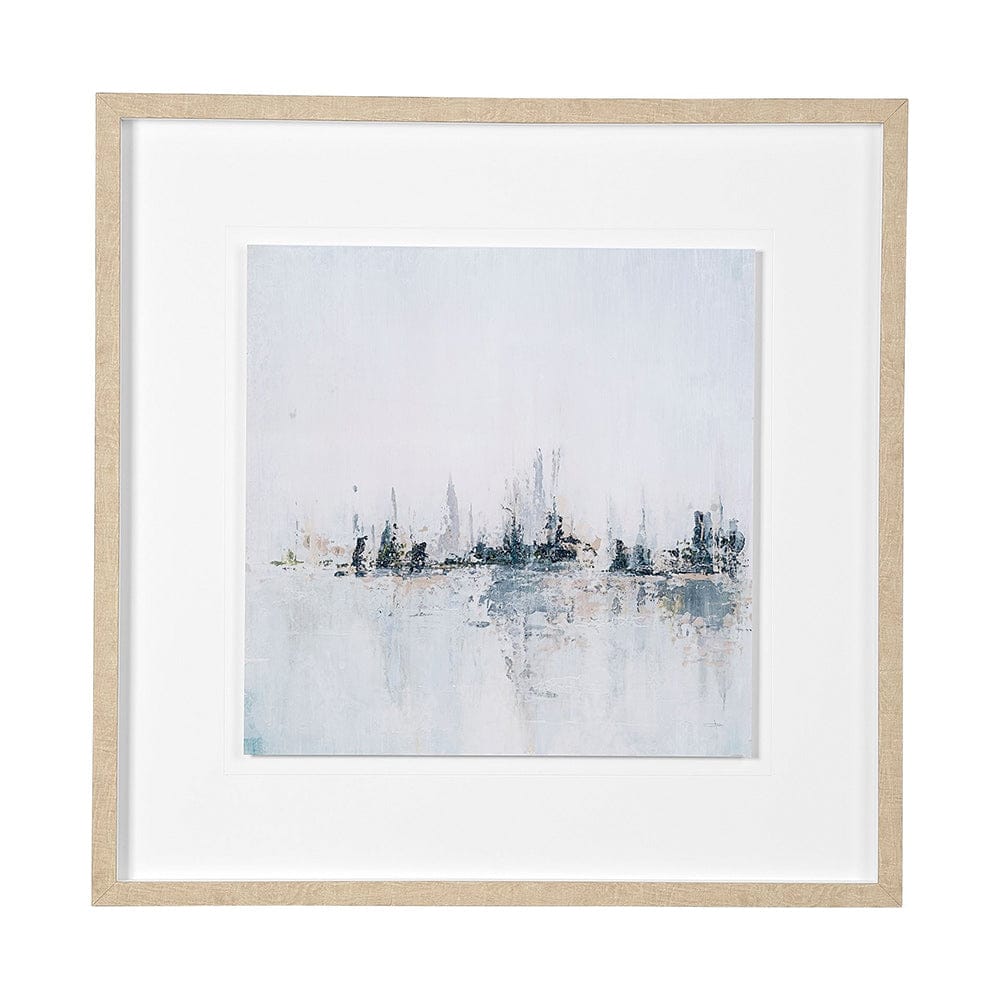 Mercana - Waterfront I by Jonathan Klassen a Hand Embellished Textured Framed Art Print Matted under Glass - 13508 view 1