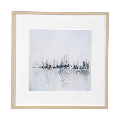 Mercana - Waterfront I by Jonathan Klassen a Hand Embellished Textured Framed Art Print Matted under Glass - 13508 view 1