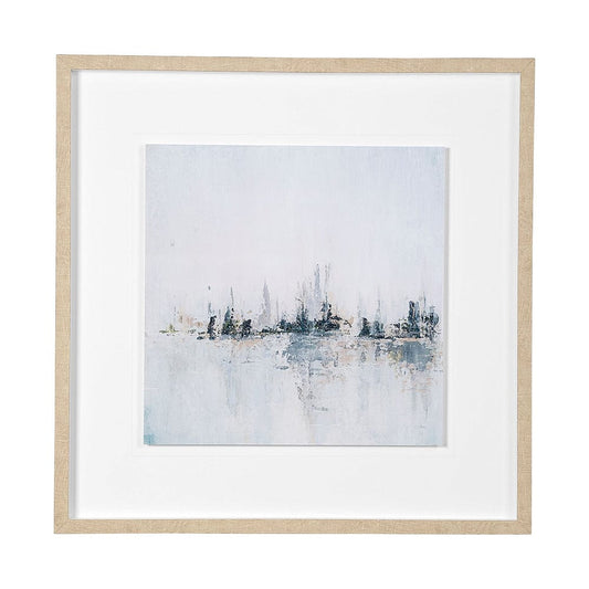 Mercana - Waterfront I by Jonathan Klassen a Hand Embellished Textured Framed Art Print Matted under Glass - 13508 view 1