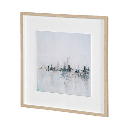 Mercana - Waterfront I by Jonathan Klassen a Hand Embellished Textured Framed Art Print Matted under Glass - 13508 view 2