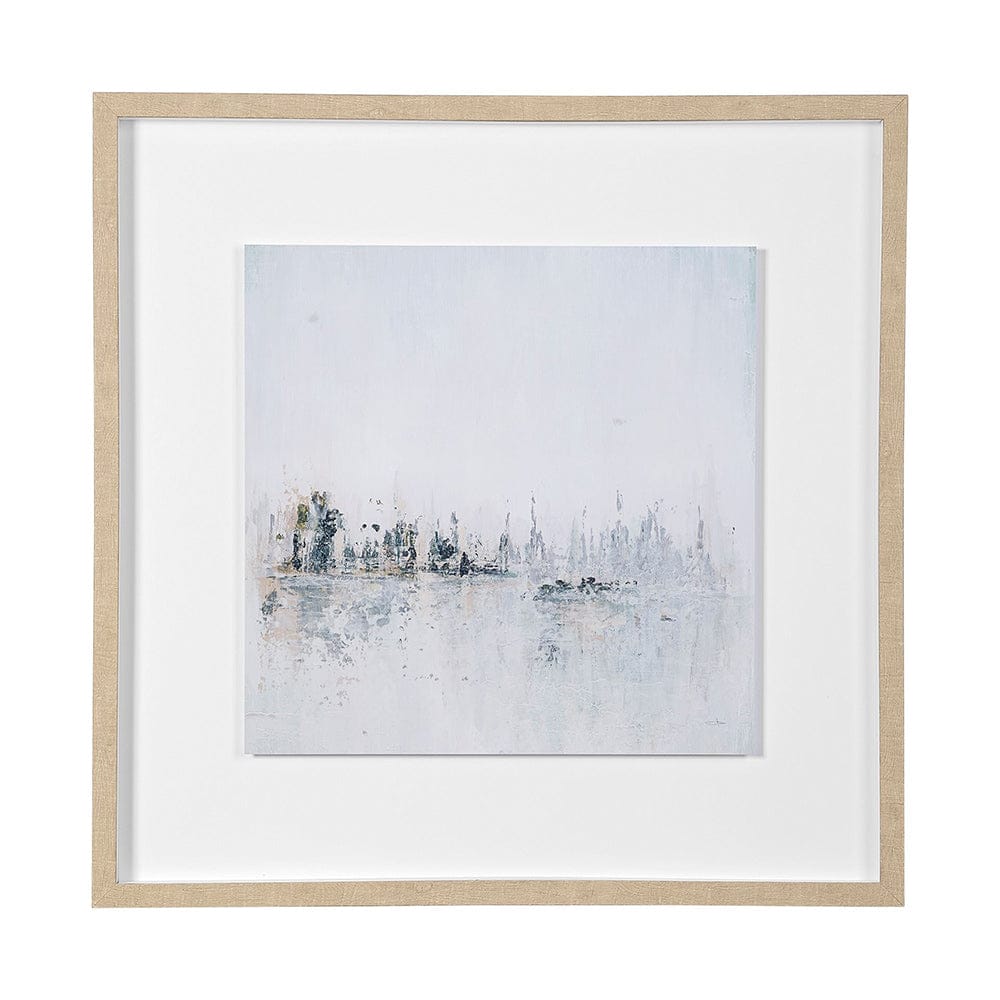 Mercana - Waterfront II by Jonathan Klassen a Hand Embellished Textured Framed Art Print Matted under Glass - 13509 view 1
