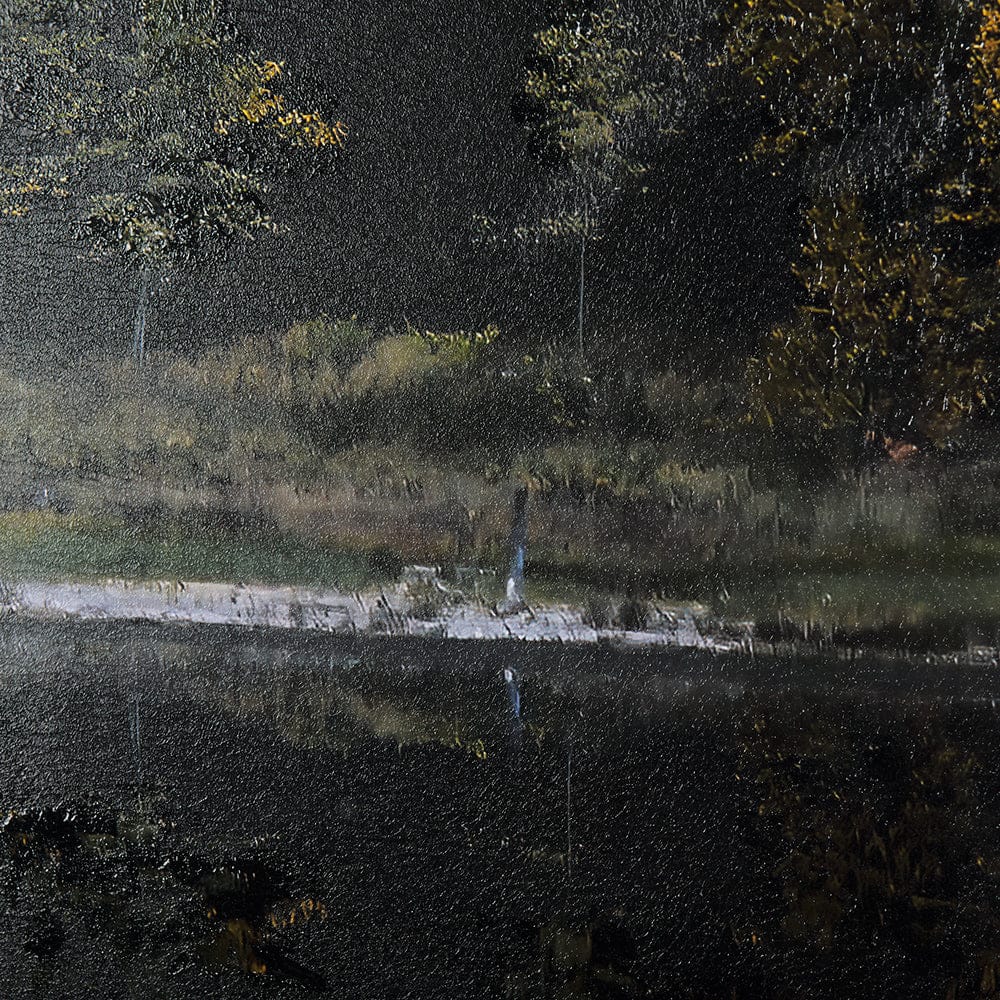 Mercana - Water's Reflection-R by Chad Mackay a Hand Embellished Textured Framed Art Print Matted under Glass - 14885 view 6