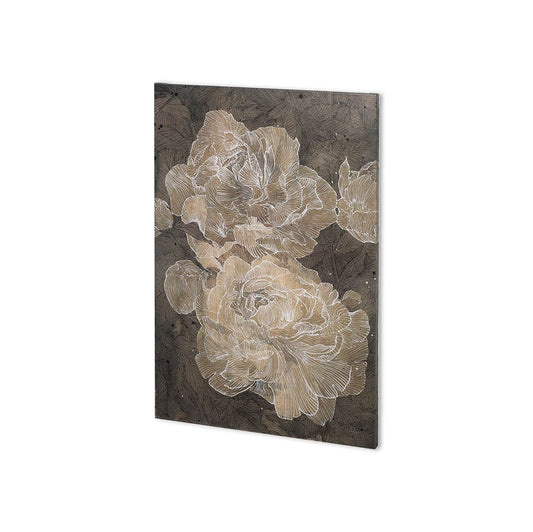 Mercana - Weaved Peony I by Mercana Studio a Hand Embellished Textured Canvas - 100896-S view 1