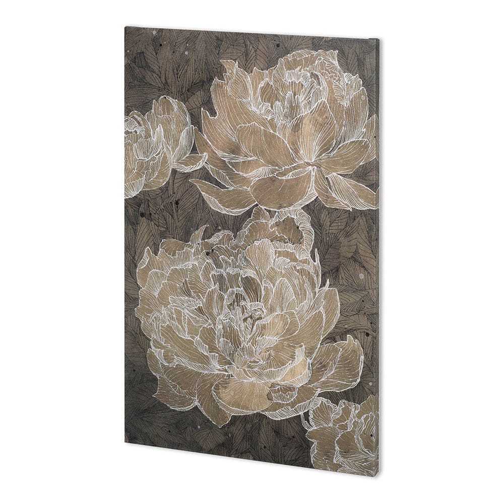 Mercana - Weaved Peony II by Mercana Studio a Hand Embellished Textured Canvas - 100897-L view 1
