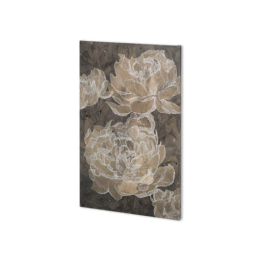 Mercana - Weaved Peony II by Mercana Studio a Hand Embellished Textured Canvas - 100897-S view 1