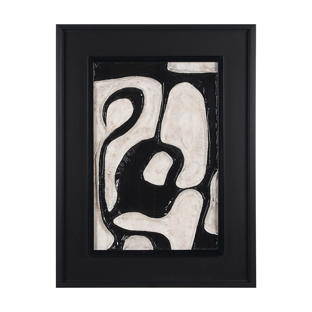 Mercana - Webs of Ink by Studio M a handmade Original Framed Artwork under Glass - 15699 view 1