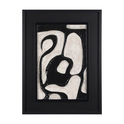 Mercana - Webs of Ink by Studio M a handmade Original Framed Artwork under Glass - 15699 view 1