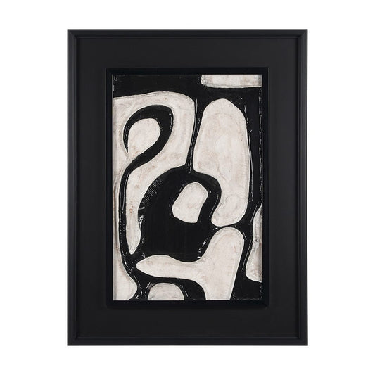 Mercana - Webs of Ink by Studio M a handmade Original Framed Artwork under Glass - 15699 view 1