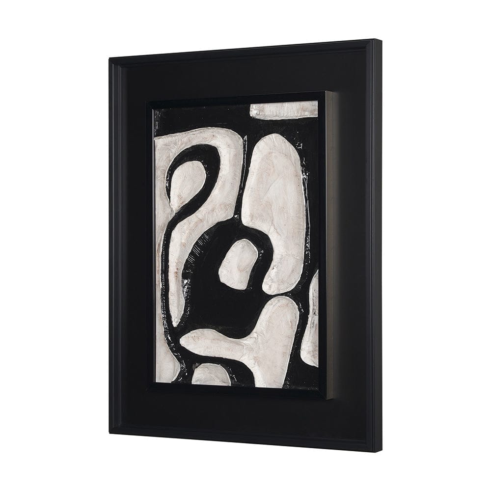 Mercana - Webs of Ink by Studio M a handmade Original Framed Artwork under Glass - 15699 view 2